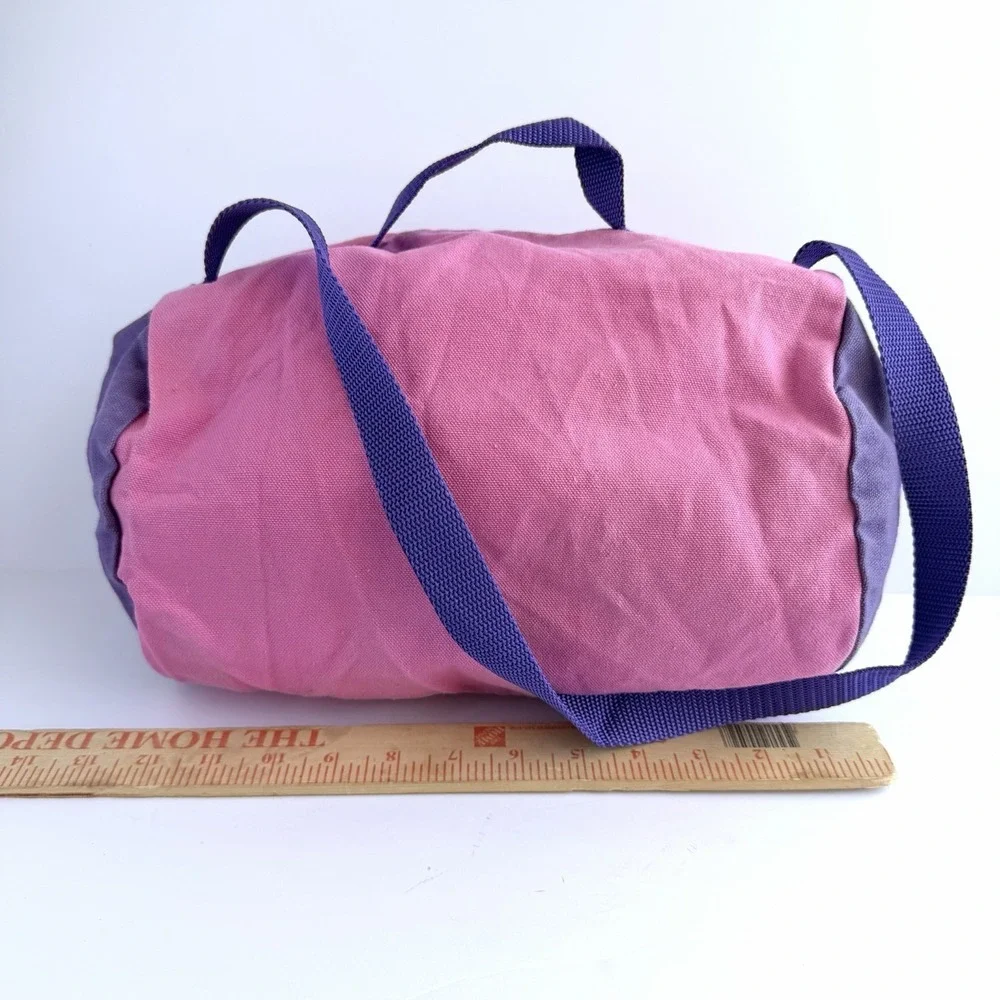 RARE VTG 1958 Daisy Hill Puppies Snoopy Peanuts Belle Child's Duffle Bag *Stains